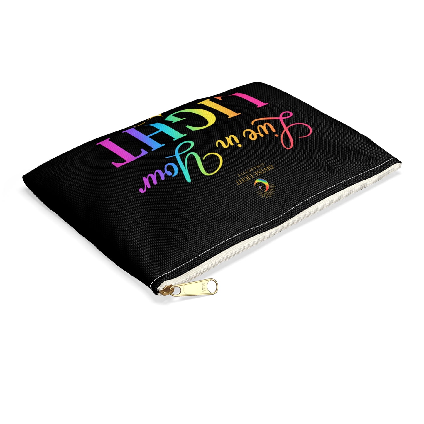 Live In Your Light Rainbow Accessory Pouch