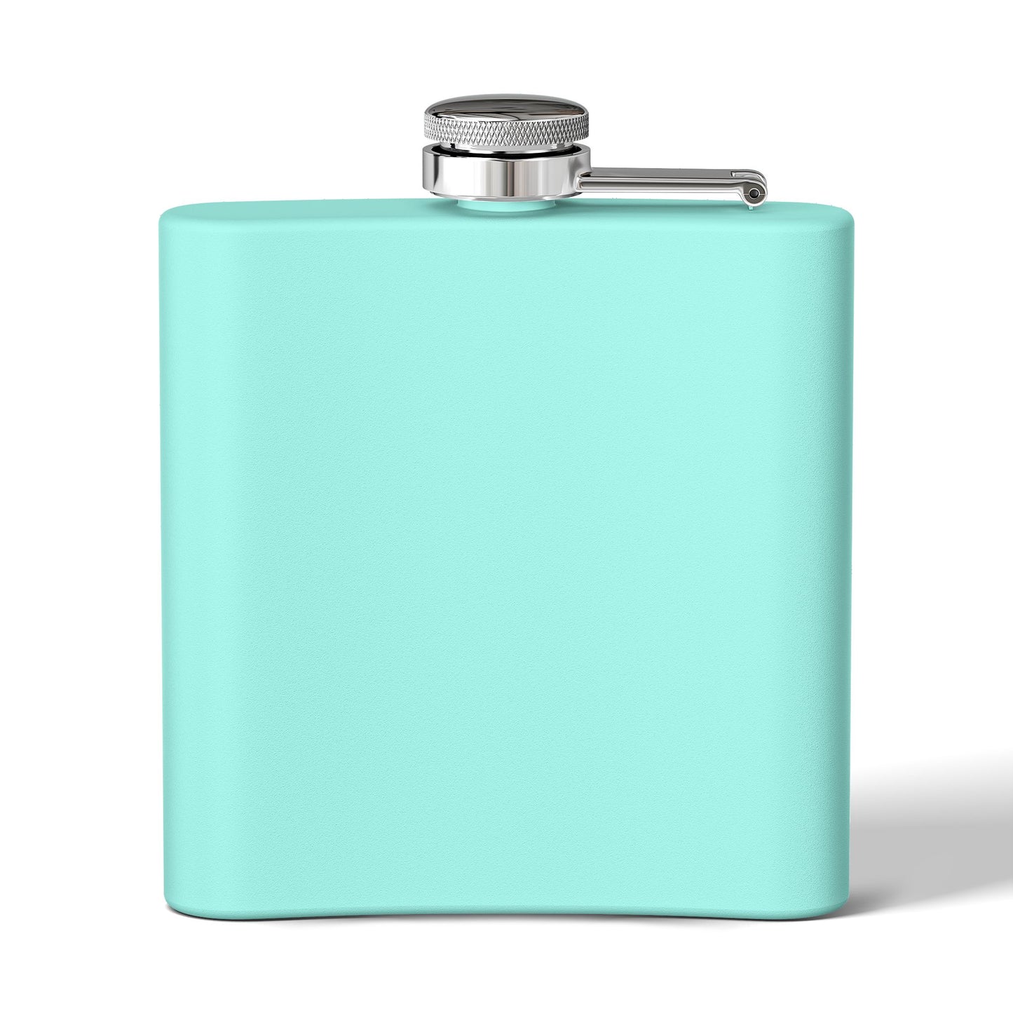Live in Your Light Stainless Steel Flask — 6oz Rainbow Inspirational Hip Flask
