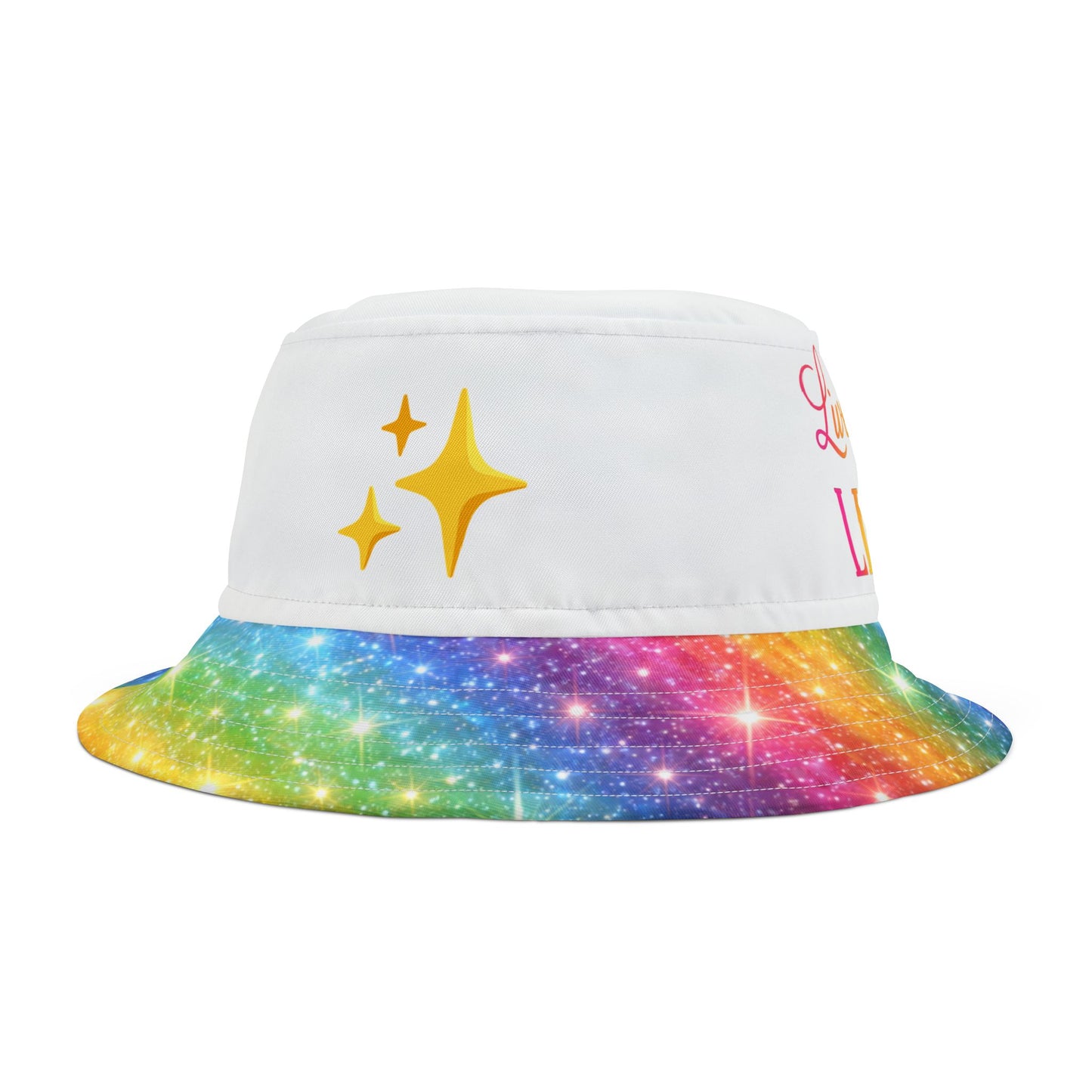 Live in Your Light Rainbow Bucket Hat