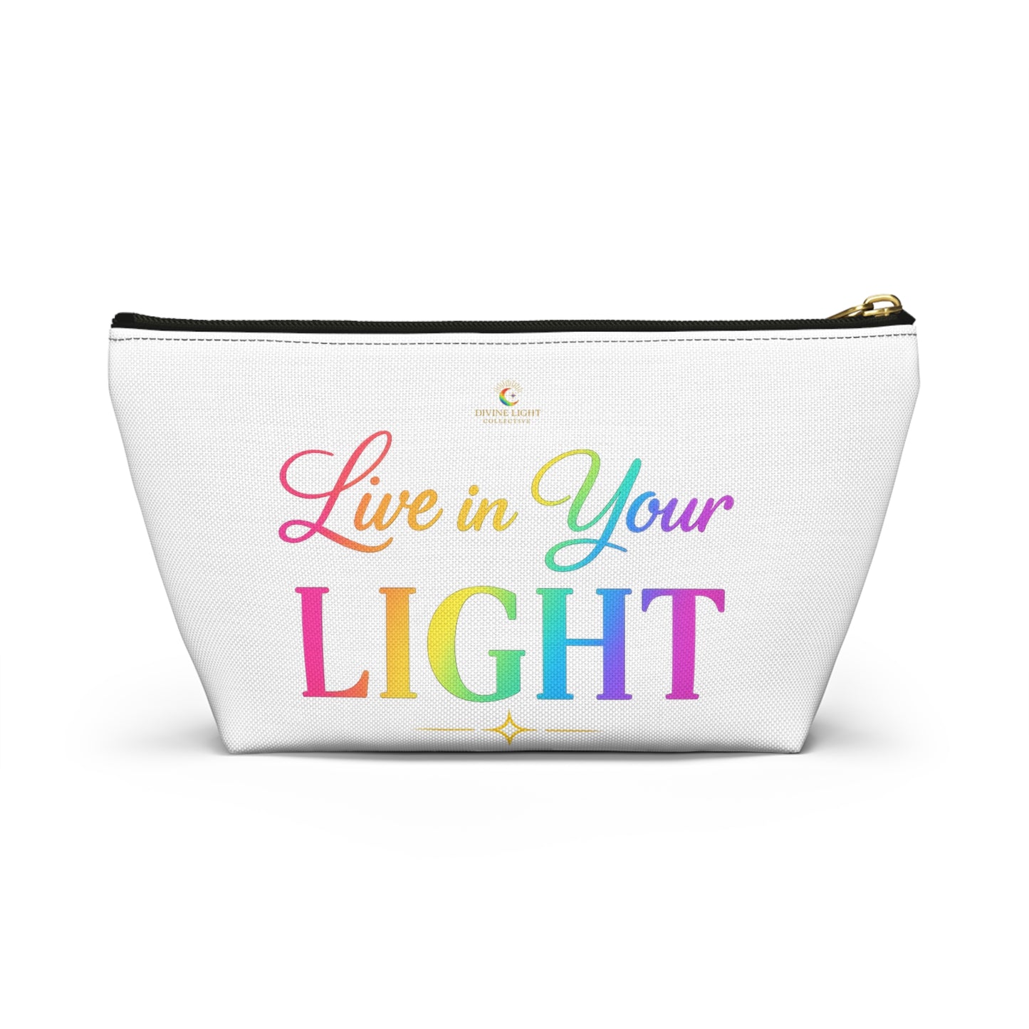 Live in Your Light Rainbow Accessory Pouch
