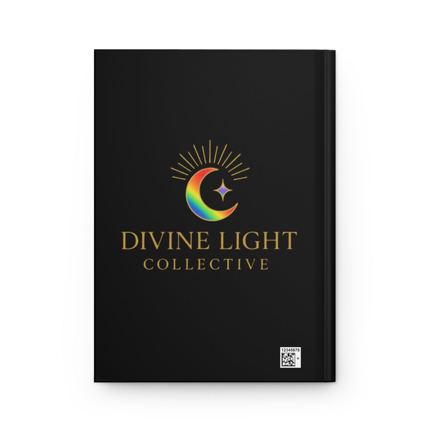 Live in Your Light Hardcover Journal — Inspirational Rainbow Notebook for Daily Reflection