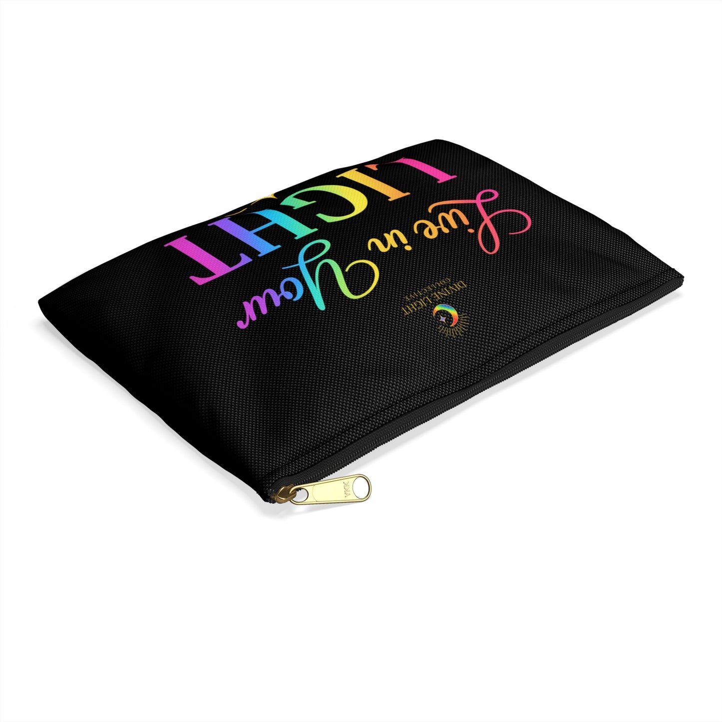 Live In Your Light Rainbow Accessory Pouch