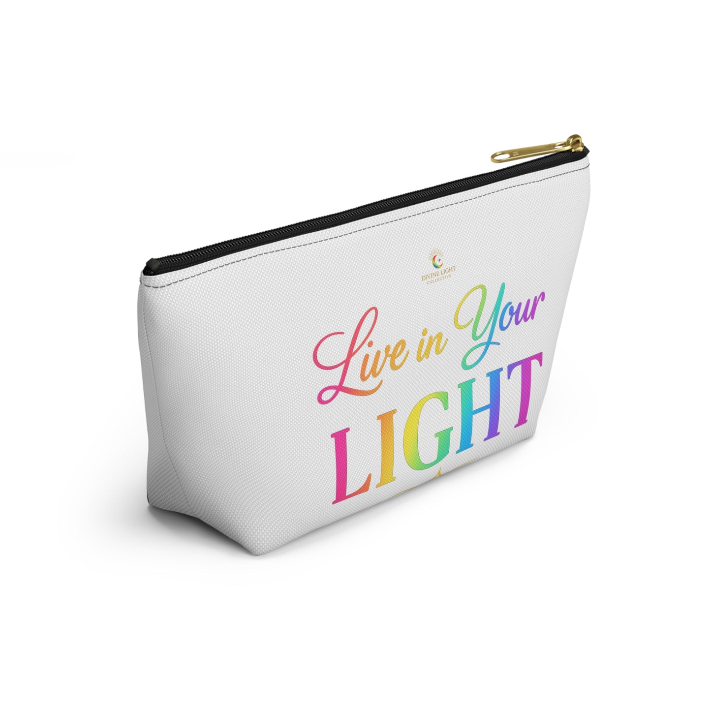 Live in Your Light Rainbow Accessory Pouch
