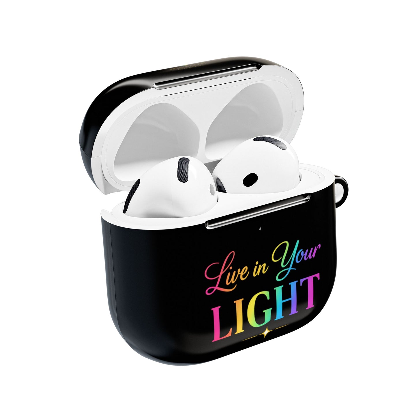 AirPods Case - "Live in Your Light" Rainbow Protective Case