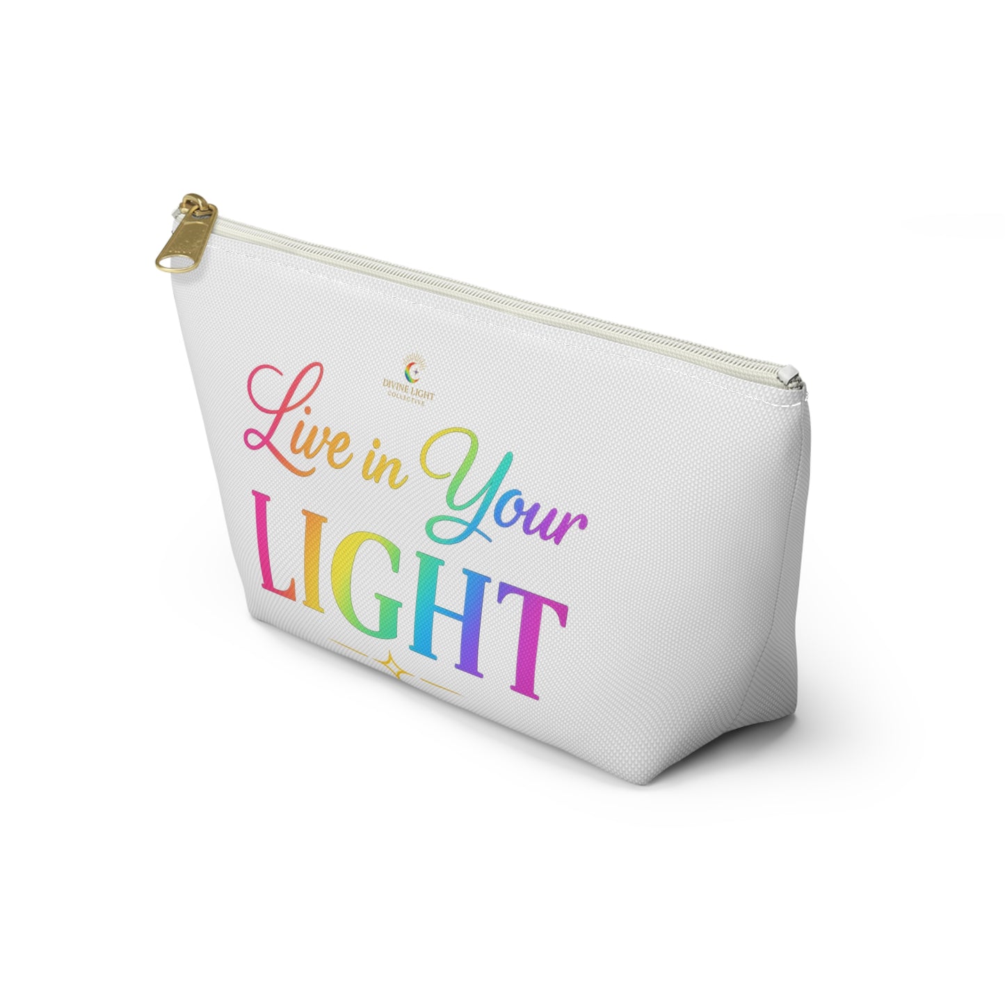 Live in Your Light Rainbow Accessory Pouch