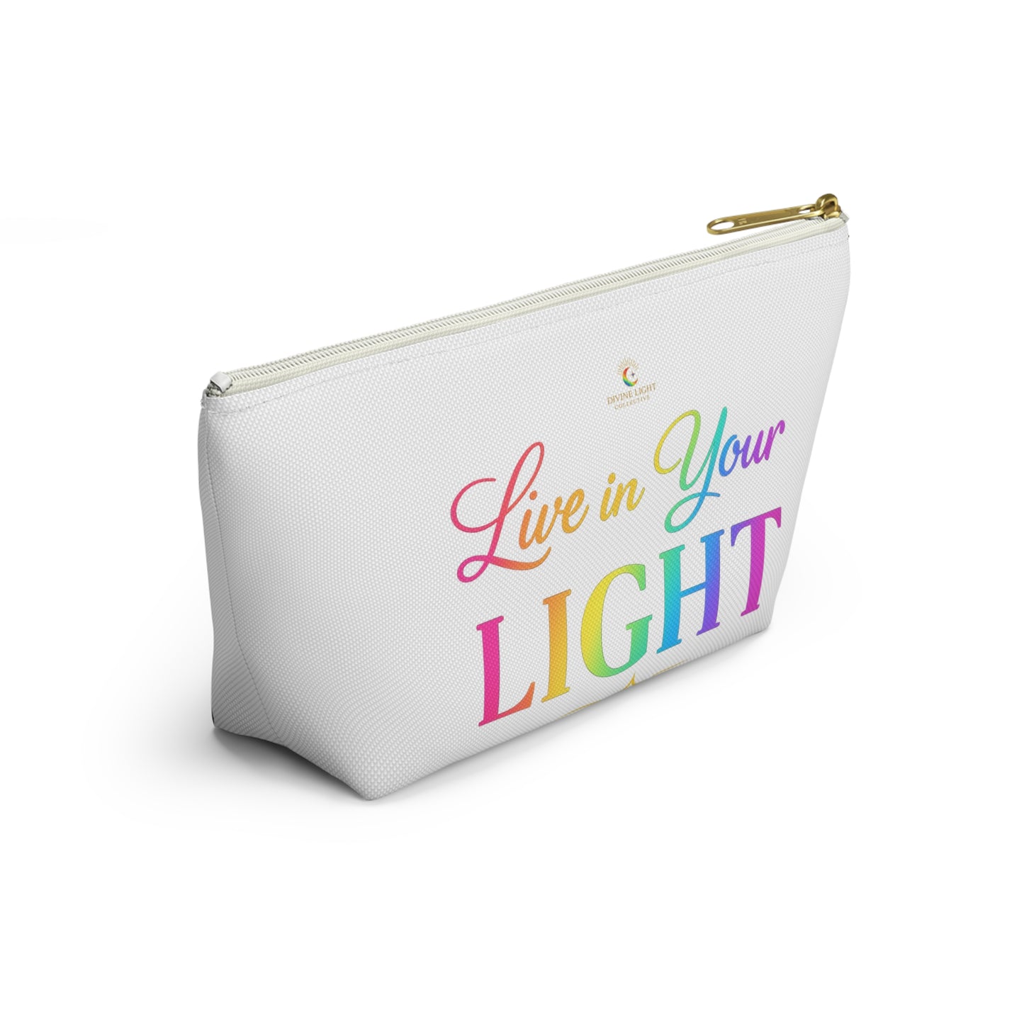 Live in Your Light Rainbow Accessory Pouch