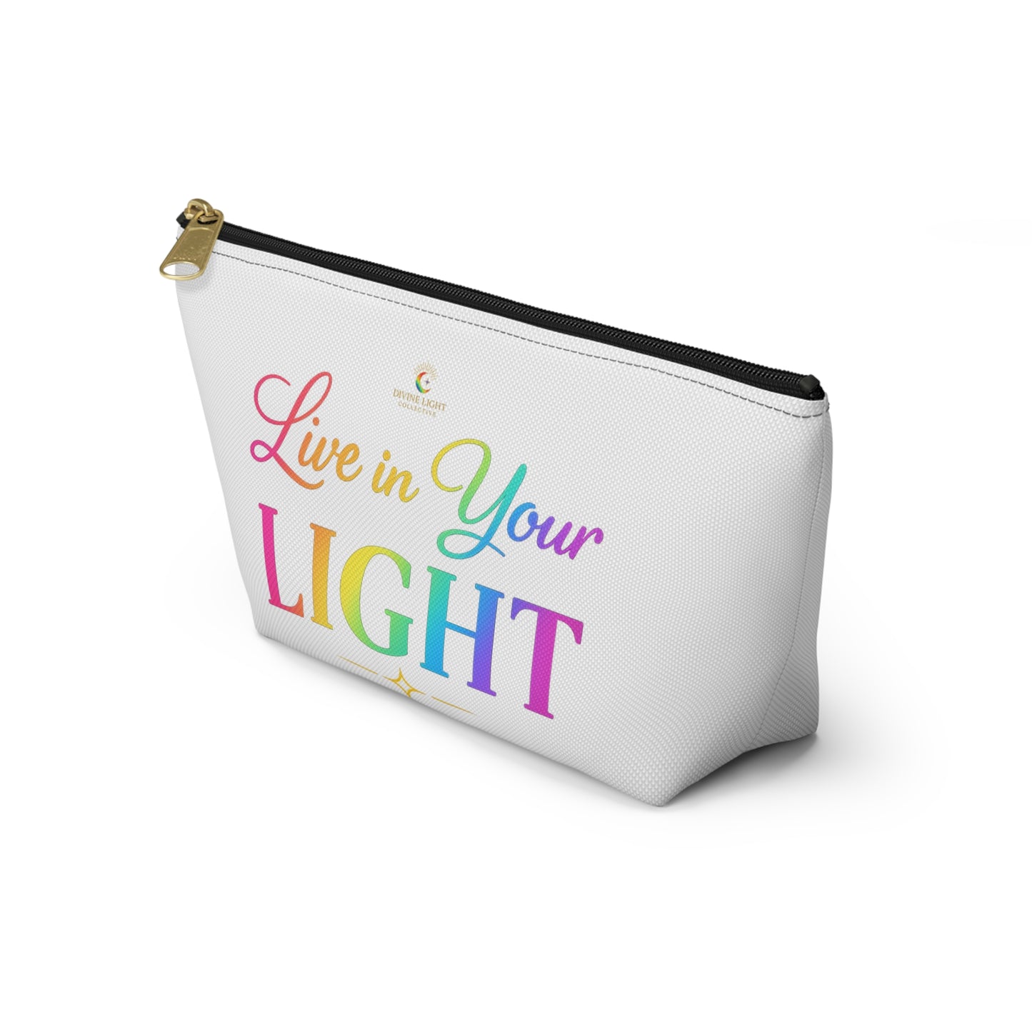 Live in Your Light Rainbow Accessory Pouch
