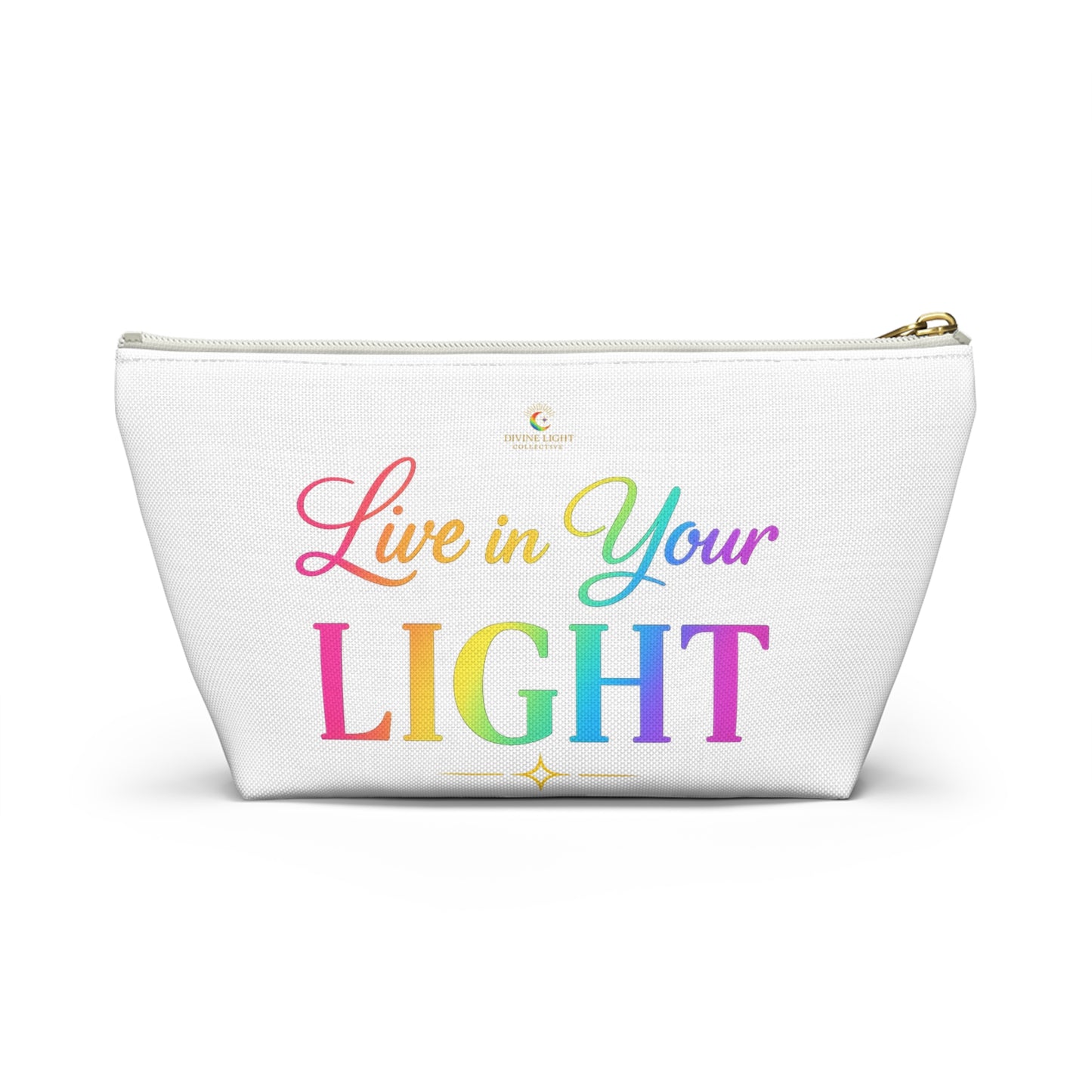 Live in Your Light Rainbow Accessory Pouch