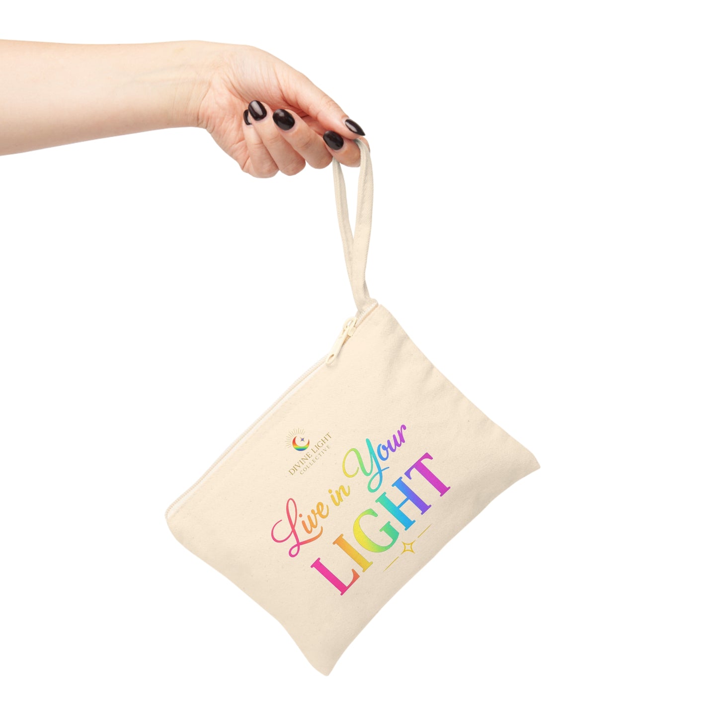 Live in Your Light Zipper Pouch