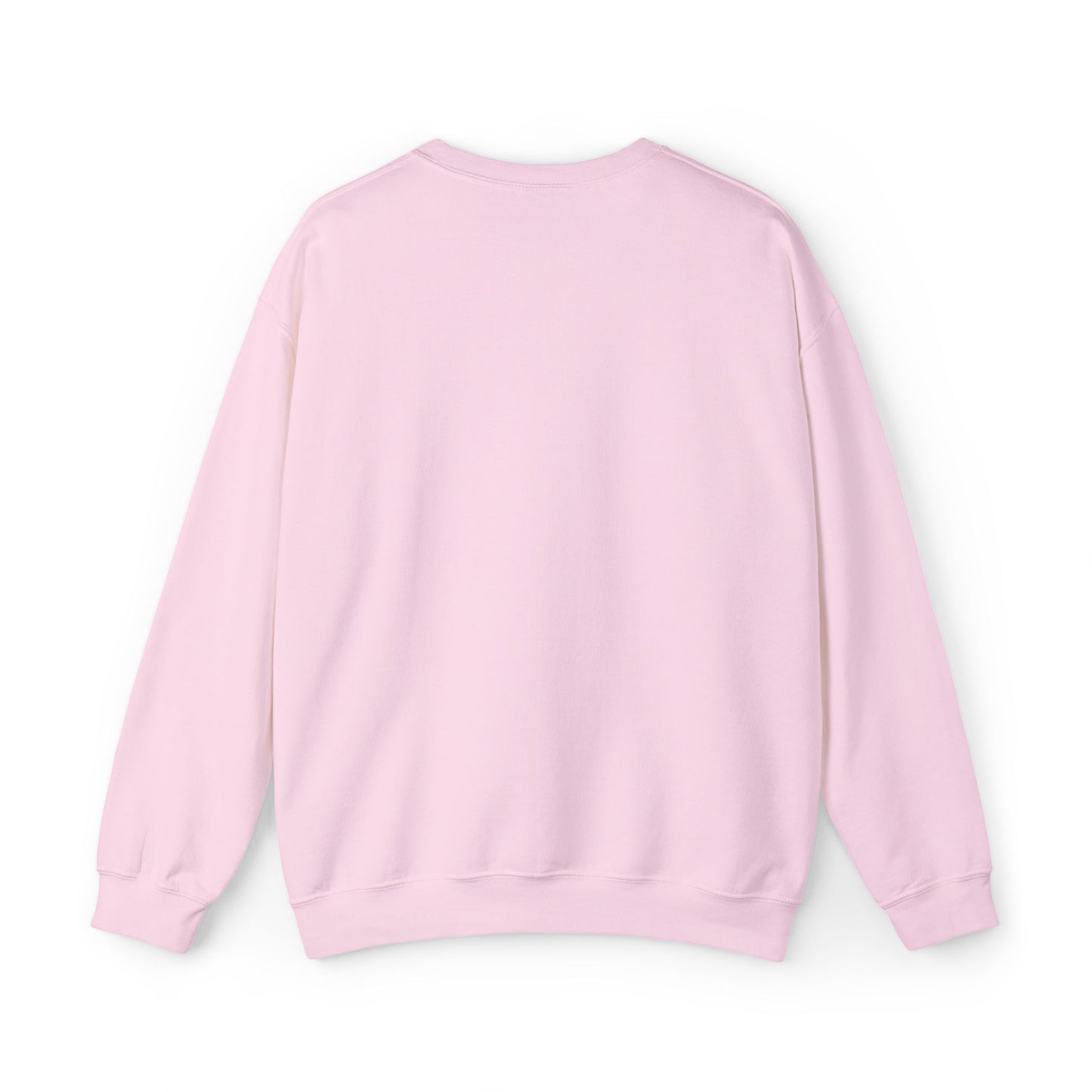Crewneck Sweatshirt — "Live in your Light" Pastel Rainbow Inspirational Crew
